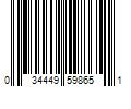 Barcode Image for UPC code 034449598651