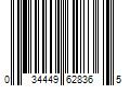 Barcode Image for UPC code 034449628365