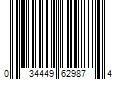 Barcode Image for UPC code 034449629874