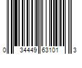 Barcode Image for UPC code 034449631013