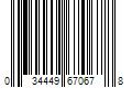 Barcode Image for UPC code 034449670678