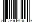 Barcode Image for UPC code 034449671569