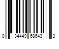 Barcode Image for UPC code 034449686433