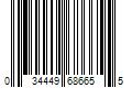 Barcode Image for UPC code 034449686655