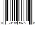 Barcode Image for UPC code 034449692779