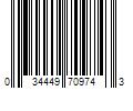 Barcode Image for UPC code 034449709743