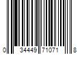 Barcode Image for UPC code 034449710718