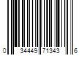 Barcode Image for UPC code 034449713436