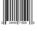 Barcode Image for UPC code 034449715096