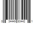 Barcode Image for UPC code 034449834421