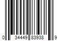 Barcode Image for UPC code 034449839389