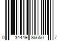 Barcode Image for UPC code 034449866507