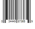 Barcode Image for UPC code 034449873659