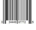 Barcode Image for UPC code 034449877725