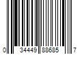 Barcode Image for UPC code 034449886857