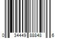 Barcode Image for UPC code 034449888486