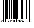 Barcode Image for UPC code 034449980838