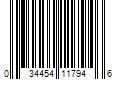 Barcode Image for UPC code 034454117946