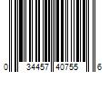 Barcode Image for UPC code 034457407556