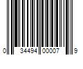 Barcode Image for UPC code 034494000079