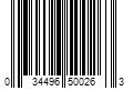 Barcode Image for UPC code 034496500263. Product Name: Washington Alloy Co. Washington Alloy 6011 10lbs Welding Stick Electrode (6011 1/8  - 10 LBS.)