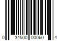 Barcode Image for UPC code 034500000604