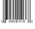 Barcode Image for UPC code 034500151368