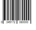 Barcode Image for UPC code 03451720800048