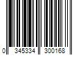 Barcode Image for UPC code 0345334300168