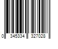 Barcode Image for UPC code 0345334327028