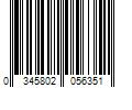 Barcode Image for UPC code 0345802056351