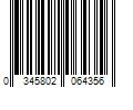 Barcode Image for UPC code 0345802064356