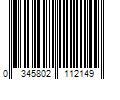 Barcode Image for UPC code 0345802112149