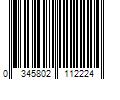 Barcode Image for UPC code 0345802112224