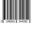 Barcode Image for UPC code 0345802344052