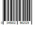 Barcode Image for UPC code 0345802562029