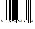 Barcode Image for UPC code 034584001146