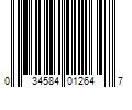 Barcode Image for UPC code 034584012647