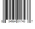 Barcode Image for UPC code 034584017437