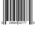 Barcode Image for UPC code 034584021779