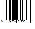 Barcode Image for UPC code 034584022592