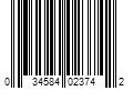 Barcode Image for UPC code 034584023742