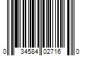 Barcode Image for UPC code 034584027160