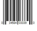 Barcode Image for UPC code 034584033390