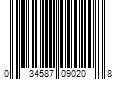 Barcode Image for UPC code 034587090208