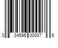 Barcode Image for UPC code 034596000076