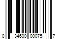 Barcode Image for UPC code 034600000757