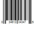 Barcode Image for UPC code 034613043475