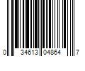 Barcode Image for UPC code 034613048647