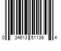 Barcode Image for UPC code 034613511394